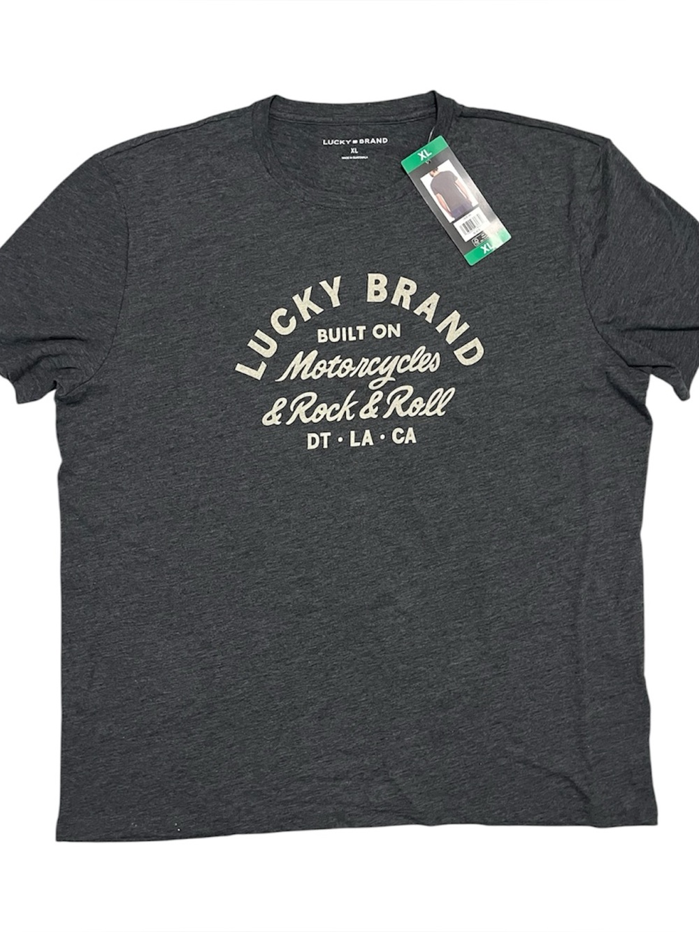 Lucky Brand  Graphic Tee Black Men’s XL NEW